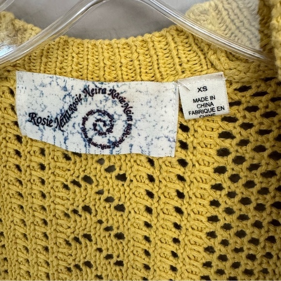 Rosie Neira Cardigan Pointelle Open Front - Picture 2 of 5